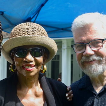 Janice Dempsey, Melba Moore, and Brian in June 2025 Small